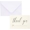 Mini Blank Thank You Gratitude Note Cards with Envelopes (6.5 x 4.75 x 0.1 inches, 48 Pack)